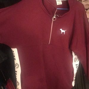 Victoria secret quarter zip size L